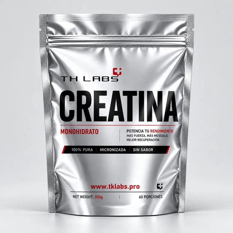 Envase de Creatina monohidrato, imagen proporcionada
